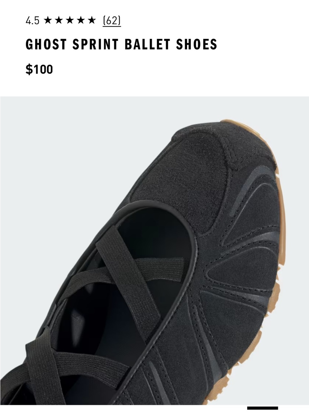 adidas Ghost Sprint Ballet Shoes - BRAND NEW NO TAGS - Picture 3 of 10
